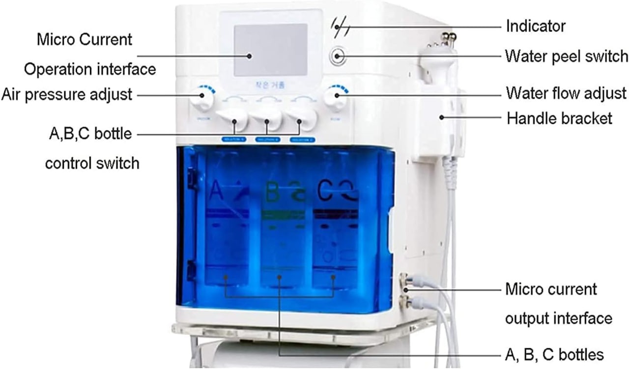 Face Care 2 In 1 Water Peeling Skin Rejuvenation Machine Elitzia ETAQUA03