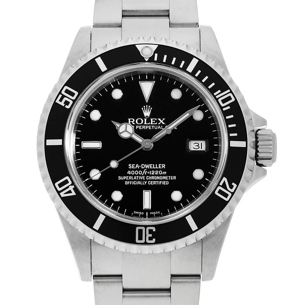 ROLEX SEA-DWELLER 16600 black Z Number second hand mens