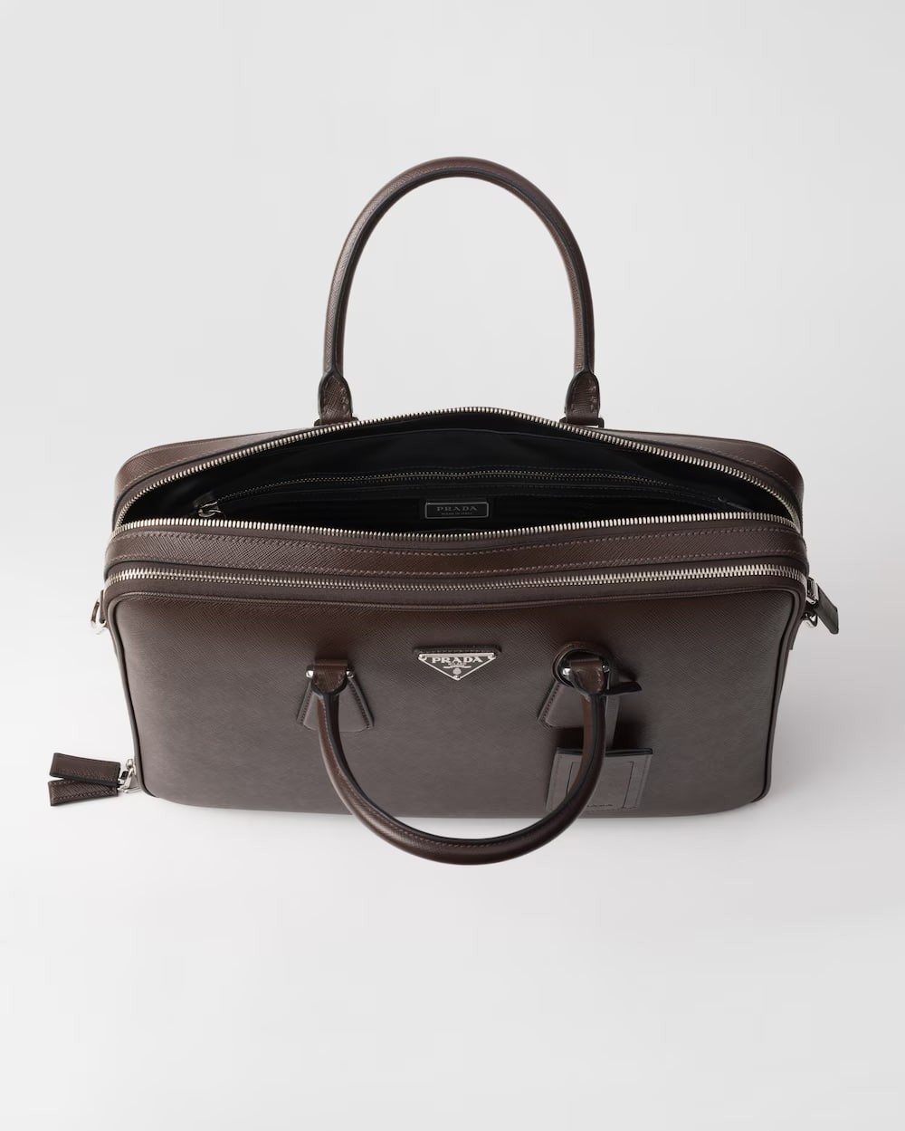 PARDA Saffiano leather briefcase